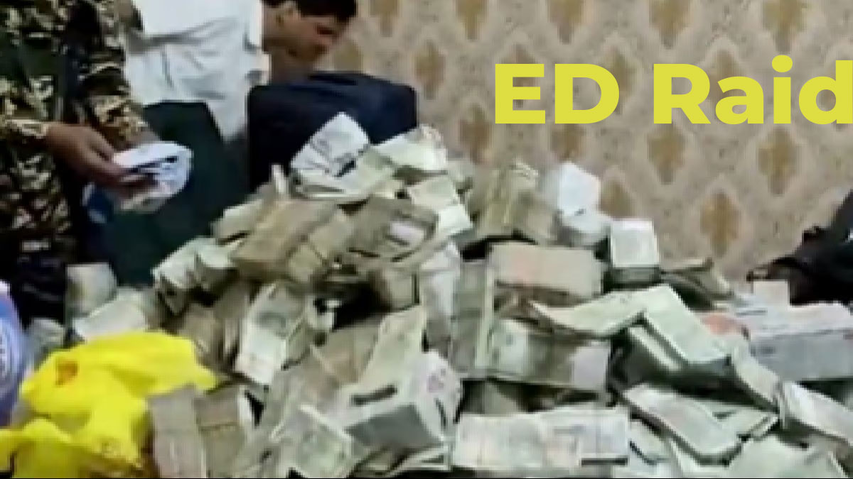 The Enforcement Directorate (ED) on Monday launched a series of raids across multiple locations in Jharkhand& capital Ranchi, leading to the discovery of Rs 25 crore unaccounted cash.